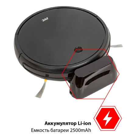 пылесос-робот jvc jh-vr510 black