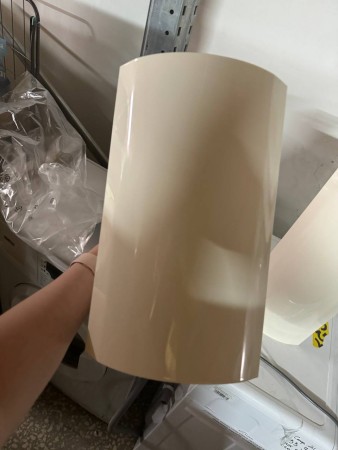 вытяжка gefest во 1604 k54 кремовый, маленькая царапина, вмятина с боковой части корпуса, трещинки