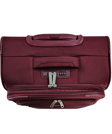 чемодан и бьюти-кейс "borgo-antico", ba-6083-01, 63л (m) бордовый