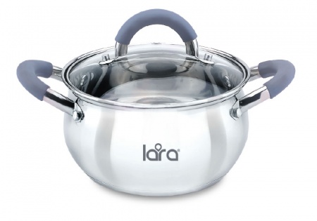 кастрюля lara lr02-481 2,6л