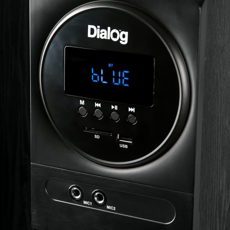 акустическая система 2.0 dialog ap-2300 black