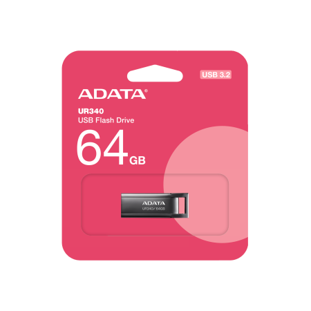 usb-флеш a-data ur340 usb3.2 64gb черный