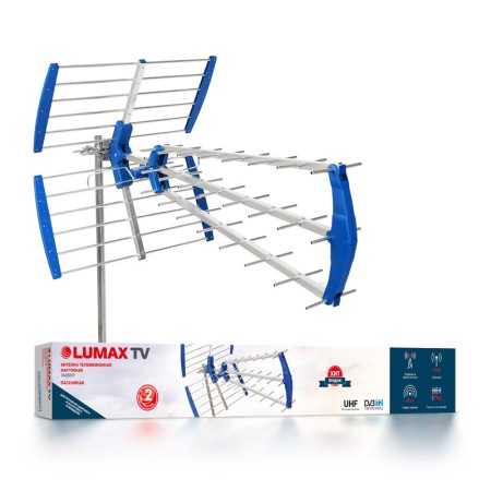 телевиз. антенна lumax da2505p антенна эфирная, пассивная