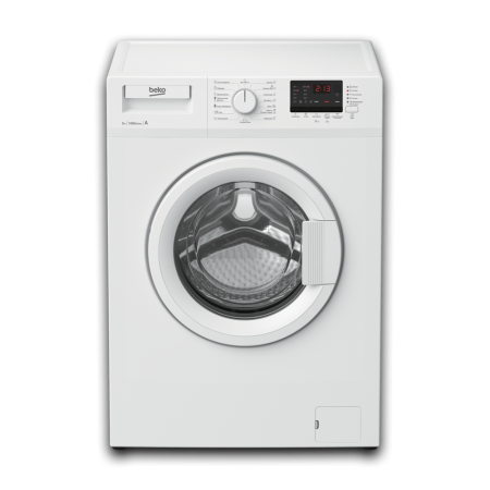 стиральная машина beko rgs 55p2 bww, впереди содрана краска