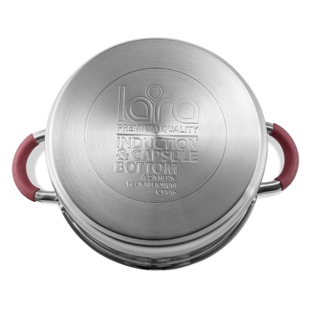 кастрюля lara lr02-321 2,4л