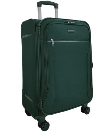 чемодан и  бьюти-кейс "borgo-antico", ba-6083-03, 47л (s) темно-зеленый