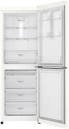 холодильник lg ga-b379 squl белый, дисплей (173,7)