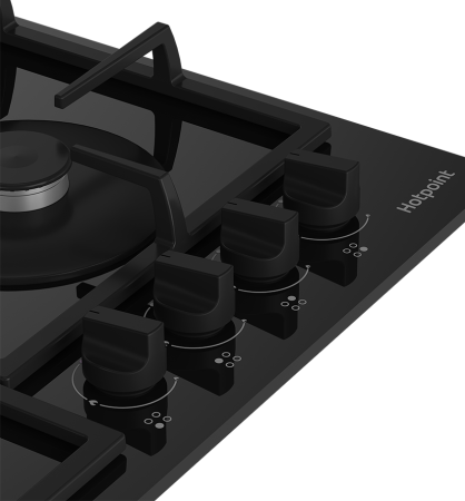 варочная панель hotpoint hg 62fa/bk