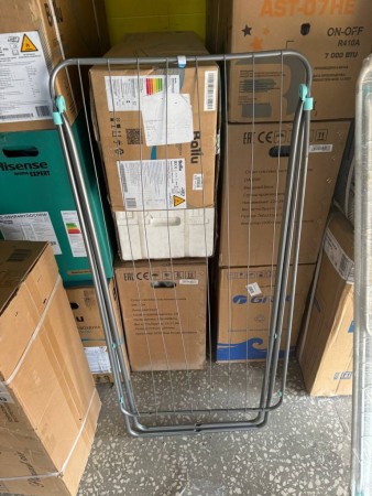 сушилка для белья ника 10 сб3 (серебряный) погнута, царапины, потертости