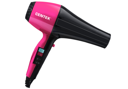 фен centek ct-2225 professional черный/красный