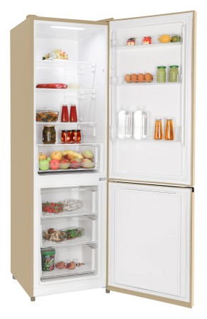 холодильник nordfrost rfc 390d nfym бежевый