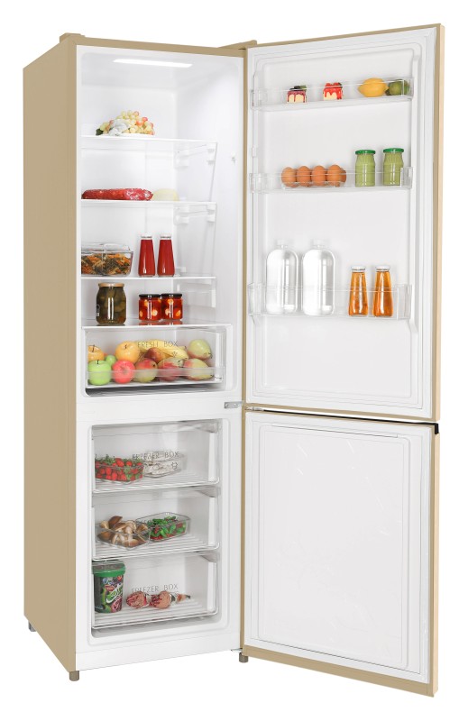 Холодильник Nordfrost RFC 390D NFYm бежевый