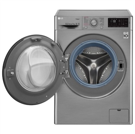 стиральная машина lg f2m5hs6s steam, серебро