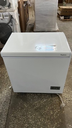 морозильник бирюса 155 kx, корпус, крышка и петли крышки повреждены