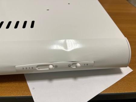 вытяжка hansa osc 6111 wh, замятие корпуса