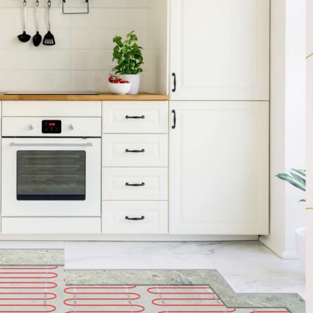 теплый пол caleo cable 18w-50, 6,9 м2