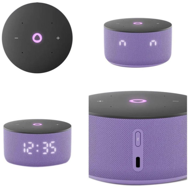 Умная колонка Yandex Станция Мини 3 фиолетовый