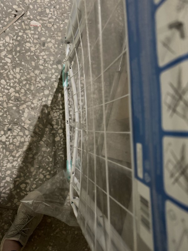 Сушилка для белья Ника 18 СБ1 (белый), погнута , потертости , упаковка повреждена