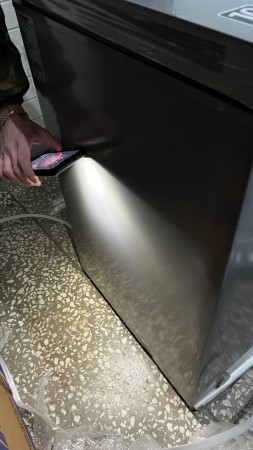 морозильник willmark cf-190idg серый inverter (до -15 с)- замятия по корпусу