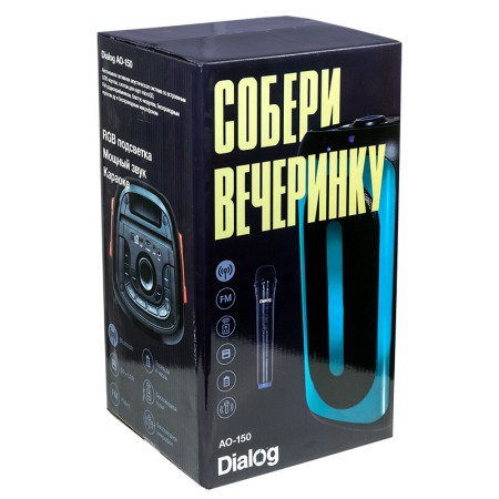 портативная акустическая система dialog oscar ao-150 черный