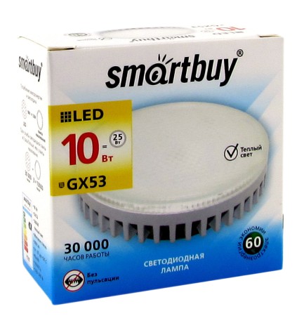 светодиодная лампа smartbuy gx53 tablet