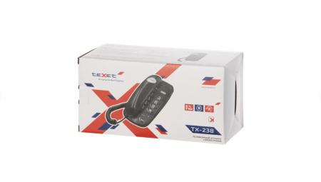 телефон texet tx-238 черный