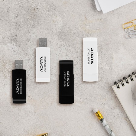 usb-флеш a-data uс310 usb3.2 64gb белый