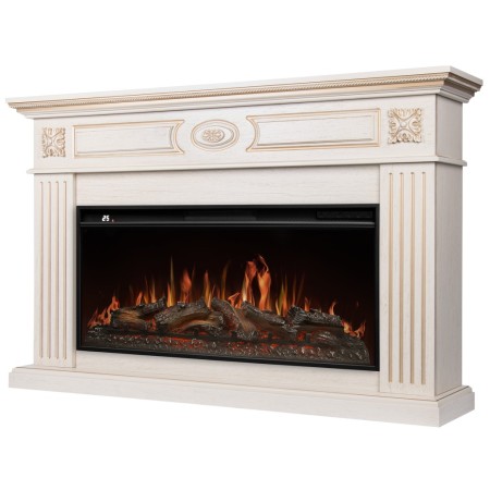 портал firelight siena 42/40/36", слоновая кость с золотой патиной