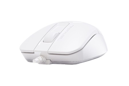 мышь проводная a4tech fstyler fm12s silent usb белый