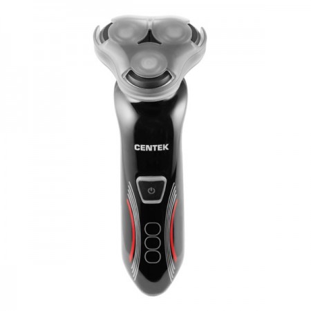 электробритва centek ct-2159 черный/хром