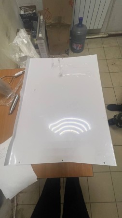 козырек сборный 800*560, замятие корпуса