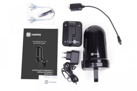 телевиз. антенна harper advb-2440 dvb-t2 активная, наружняя