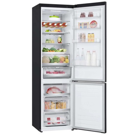 холодильник lg gc-b509 sbum черный, дисплей (203,0)