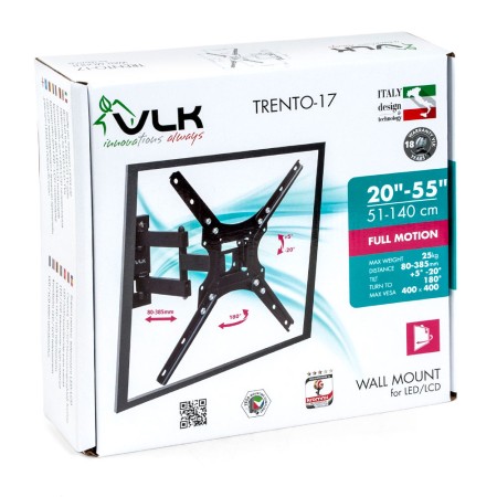 кронштейн vlk trento-17 черный 20-55"