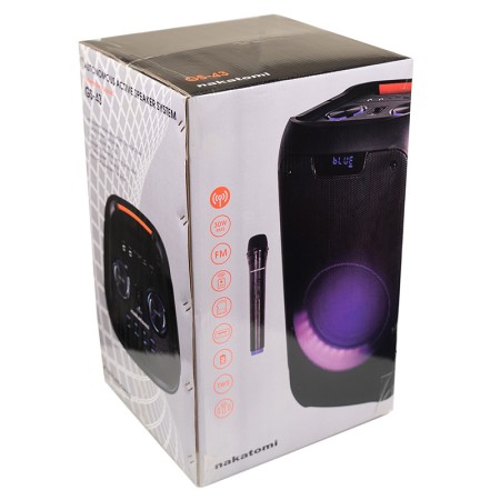 портативная акустическая система nakatomi gs-43 черный