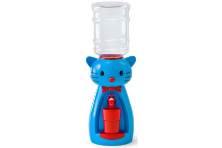 кулер для воды vatten kids kitty синий (со стаканчиком)