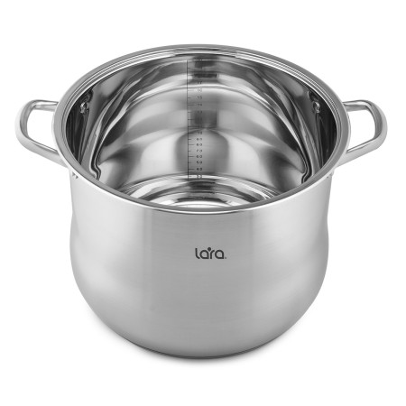 кастрюля lara lr02-46 19.2 л