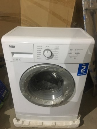 стиральная машина beko rkb 68801 ya замята крышка, без упаковки