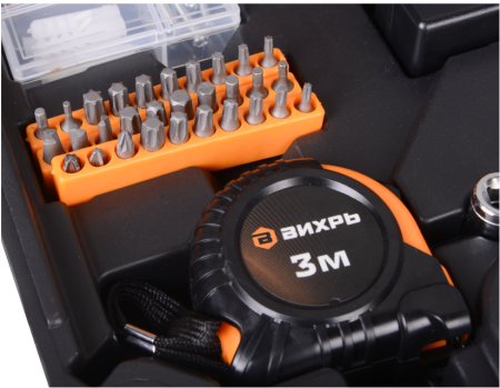 дрель-шуруповерт вихрь да-12л-2кн (с набором инструментов)