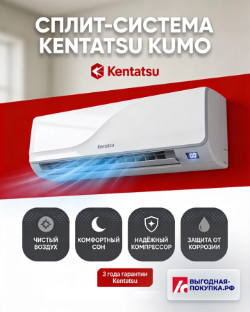 сплит-система kentatsu ksgku21hfrn1 kumo r32