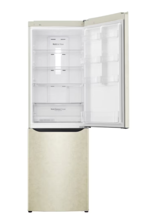 холодильник lg ga-b419 sehl бежевый, дисплей (190,7)
