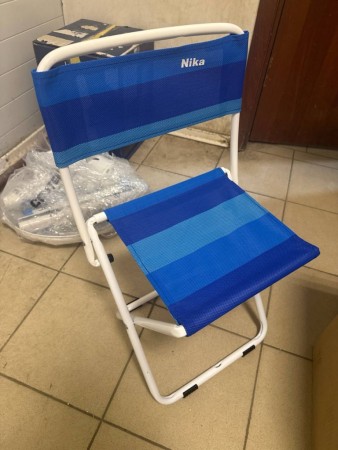 стул ника п1 пляжный синий, потертости и царапины на корпусе