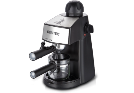 кофеварка centek ct-1160 черный/сталь
