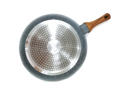 сковорода lara lr01-57-24 granit palermo wok 