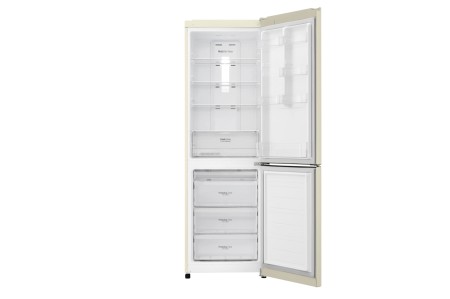холодильник lg ga-b419 sygl бежевый, дисплей (190,7)