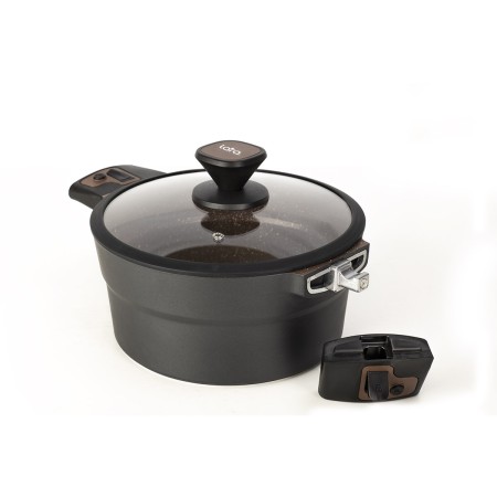 кастрюля lara lr02-301 4,5л choco