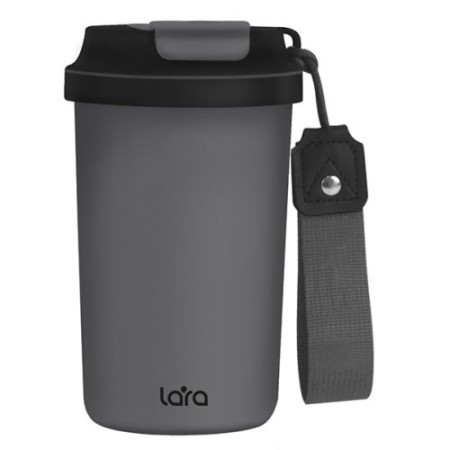 термокружка lara lr04-26 gray 0,42 л (promo)