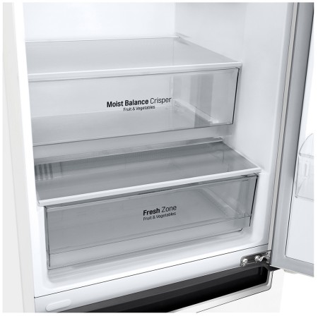 холодильник lg gc-b509 mqwm белый, дисплей (203,0)