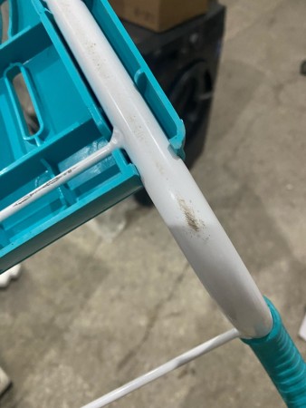 сиденье для ванны ника раздвижное св5 (бирюзовый), потертости на ручках и корпусе