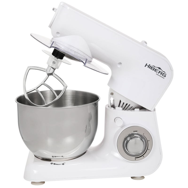 Миксер планетарный Hiberg MP 1040 W белый